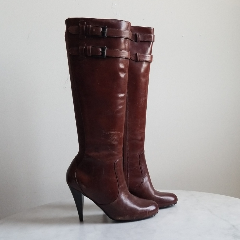FINAL SALE Cole Haan Leather Knee High Boots
